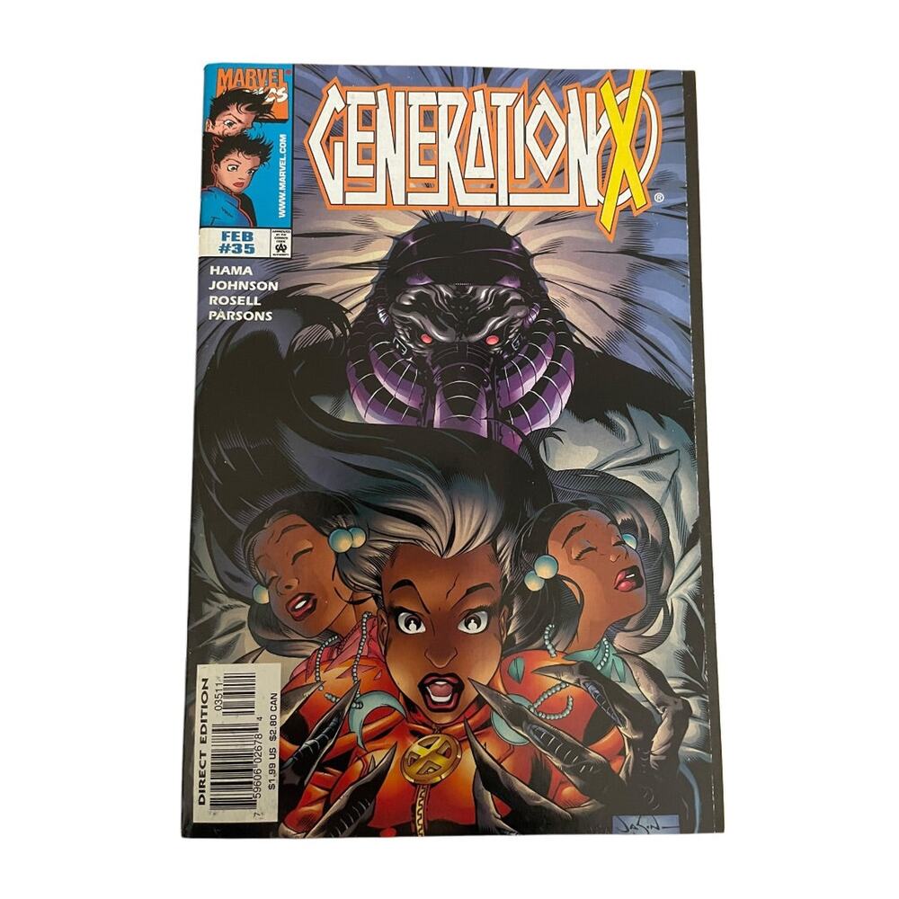 Marvel #35 Generations X Hama Johnson osell Parsons Comic Books